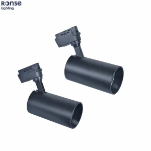 RONSE Commercial Retail Suspended LED Cob Track Light System 32 Watt Two-Wire Accessories Aluminum Body Wholesale