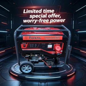 مولد بنزين محمول 5kw 6kw 7.5kw 8.5kw 9.5kw, وحدة طاقة صامتة للطوارئ للاحتياطي المنزلي، استخدام المزرعة، إنشاء الطرق