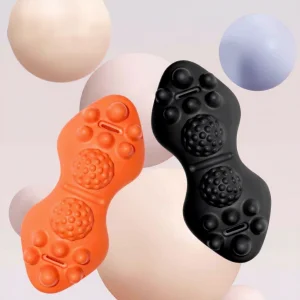Lumbar Relief Lower Back Stretching Massage Device