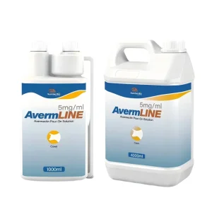 Veterinary Medicine Avermectin Pour-on Solution 5mg/Ml for Cattle Treatment