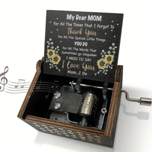 Custom Colorful Wooden Music Box Gift