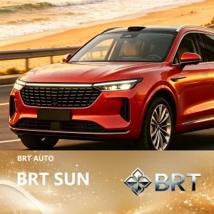 Coche eléctrico SUV familiar BRT Sun barato con homologación WVTA, certificado de conformidad EEC, SKD