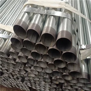 China Galvanized Thread Steel Pipes BS1387 / Water pipe Supplier, Factory