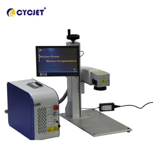 Cycjet Lf30 Fiber Laser System - Permanent Marking of Labels and Pipe Fittings
