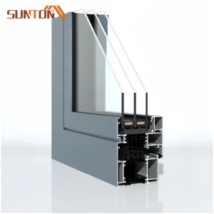 Modern Black Frame Thermal Break Aluminum Casement Window Hurricane Impact Low E Energy Save Waterproof Manufacturer