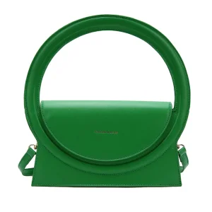 Bolso de Mano Semicircular
