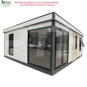 Warehouse Temporary Offices Movable Expandable Folding Container House Prefab Building with Toile