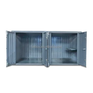 20 FT Modern Design Prefabricated Steel House Easy-to-Assemble Flat Pack Container Home for Family or Outdoor Camping Low Cost