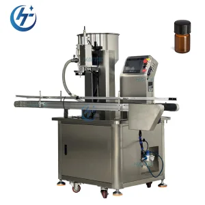 Liquid Automatic Bottle Gravity Siphon Overflow Filling Machine with Feeding Pump