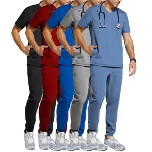 Men Medical Scrub Uniformes Work Wear Hospital Uniform