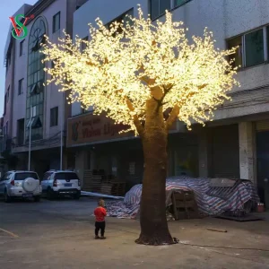 Large Fake Illuminated Cherry Blossom Tree