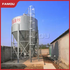 Poultry Farming Equipment Galvanized Steel Silo