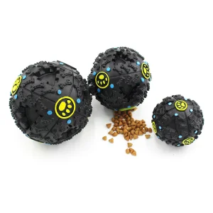 Indestructible Durable Treat Dispensing Training Treat Outdoor Pet Dog Toy Chew Ball