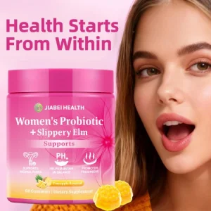 Wholesale Gently Vegan Cranberry-Infused Women's Probiotic Gummies for Ladies Daily pH Balance and Feminine Intimate Flora Regulation