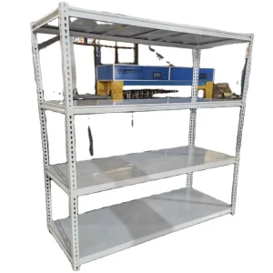 4 Tiers Heavy Duty Boltless Shelves Garage Metal Shelving Unit Storage Steel Racking Racks