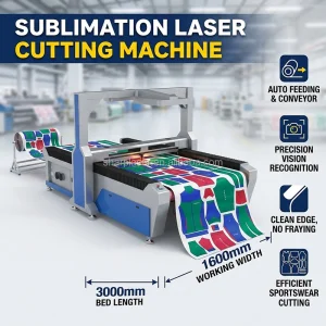CO2 Laser Cutting Machine for Sublimation Fabric
