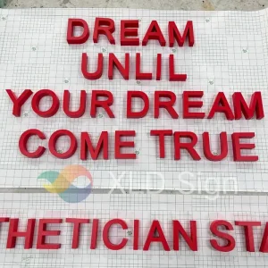 High-Quality Red spray-painted acrylic advertising Sign Suppliers, Supplier