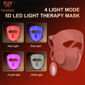 Pakiss Custom OEM ODM LED Facial Mask for Skin Care Enthusiasts