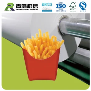 Food Grade Folding Box Board for French Fries
