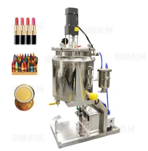 Semi Automatic Manual 20L Lipstick Heating and Mixing Filling Machine Lip Balm Cream Liquid Paste Making Equipment Small Scale Business Cosmetic Production