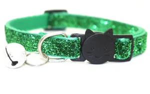 Kelly Pet Wholesale Bling Glitter with Bells Nylon Pet Puppy Cat Collar