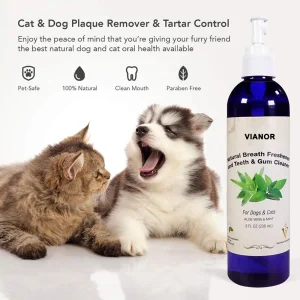 Luxury Pet Breath Spray Dental Care Stocked Feature for Bathroom Use