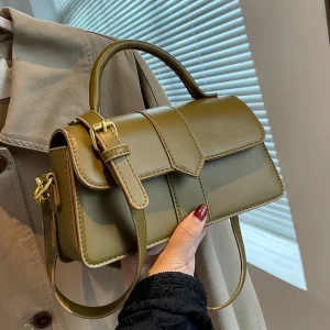 Online Retailer's 2025 New Fashion Women's Daily Crossbody Handbag Small Square Designer Leather Bag Sac Tendance Shoulder Bag