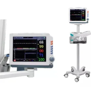 LCD Screen Patient Monitor Stand Optional Multi Parameter ICU Monitor Patient Monitoring Systems