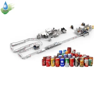 Aluminum Beverage Cans Liquid Filling Machine Packaging Line Agriculture Food Beverage Machine