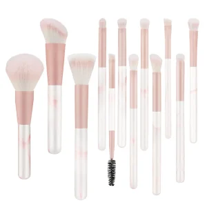 Beginner Friendly Pink Makeup Brush Set Eyebrow Comb Makeup Brush