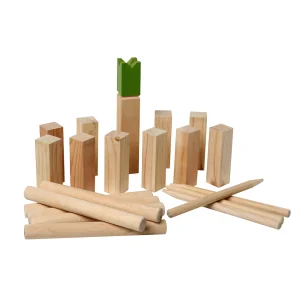 OEM Children Kids Toy Wooden Outdoor Indoor Throwing Wood Block Lawn Game Kubb Game Sets