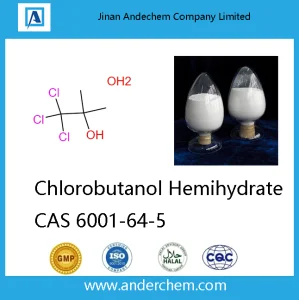 ISO Certified Material Purity Degree 99% CAS 6001-64-5 Chlorobutanol (Chlorobutanol Hemihydrate)