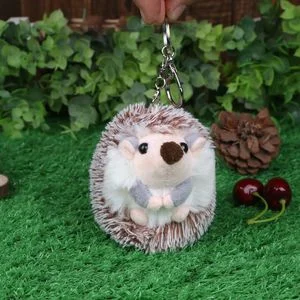 CHIQUE Cute Hedgehog Plush Toy 10cm Pendant Keychain Fashion Accessory Backpack Clips Kindergarten Gift Handbag