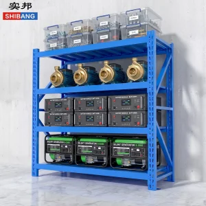 Powder Coated Heavy Duty Steel Warehouse Rack 1000kg Capacity Per Level Adjustable Industrial Storage Shelving Racking
