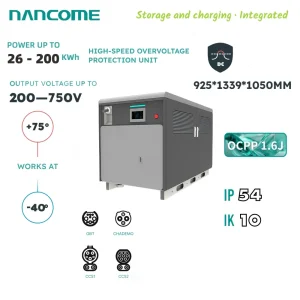 Nancome 141kwh Mobile off-Grid Energy Storage EV Charging Solution