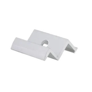 Lightweight Single Hole Aluminum Bracket for Solar End Clamps