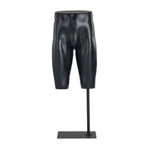 Cheap Black Muscular Male Torso Shorts Display Mannequin
