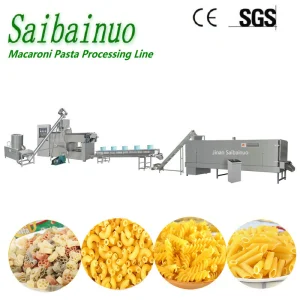 Linha de Fabricação de Macarrão Italiano Totalmente Automática Cavatappi Fusilli Conchiglie Penne Fabricante de Espaguete Planta de Produção de Massa Máquina de Fazer Macarrão