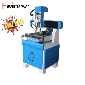 6060 Mini CNC Router Machine with Rotary Engraving Machine 4 Axis
