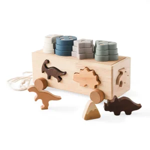 Unisex Dinosaur Wooden Toy Eco-Friendly