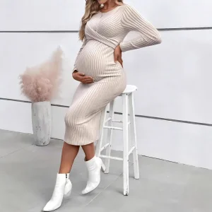 King Mcgreen Star Pregnant Women's Dress, Cross-border, Long-sleeved Pregnant Dress, Elegant