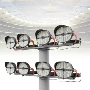 120-277V 347-480V Sports Stadium Flood Lighting for Football Field LED High Mast Stadium Light