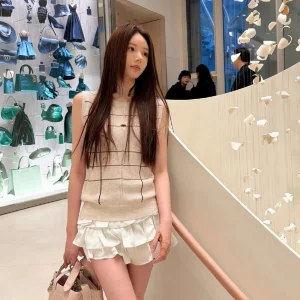 Women Luxury Cotton Slim Fit Pullover Tank Tops