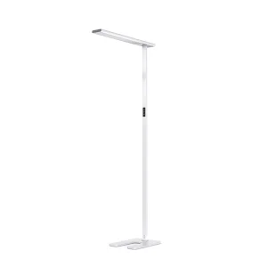 Long Arm LED Floor Lamp Eye Protection USB Port and Touch Control Design Learning Lamp for Students Reading or Studying