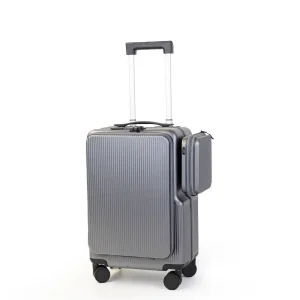 High-Tech PC Construction with Fingerprint Lock Integrated Scale Handle Magnetic Detachable Organization Removable Quiet Rollers PC Luggage