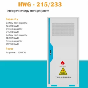 2025 تصميم جديد 215kwh 261kwh متكامل 1mwh تخزين البطاريات لمصدر الطاقة المتجددة بيس