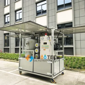 Fuootech Pneumatic Support Enclosure Oil Purrifier Transformer Oil Filtration Unit