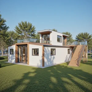 Luxurious Double-story Prefabricated Expandable House