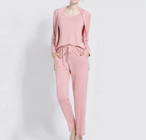 Women's Sleepwear Cotton Pajamas Women Sleepwear Pijamas Woman Nighty Three-piece Sets