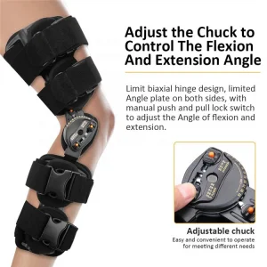 Long Metal Hinge Knee Brace for Knee and Elbow Orthopedic Rehabilitation